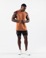 Clothing IE Alphalete Men AA Airtech Cutoff Alloy Orange 2L4400572 - Image 2