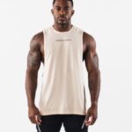 Clothing IE Alphalete Men AA Airtech Cutoff Beige Brown 2L4400571
