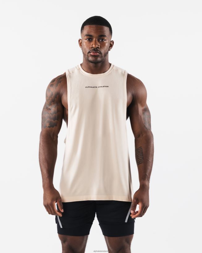 clothing_ie_alphalete_men_aa_airtech_cutoff_beige_brown_2l4400571.jpg Clothing IE Alphalete Men AA Airtech Cutoff Beige Brown 2L4400571 - Image 1