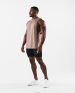 Clothing IE Alphalete Men AA Airtech Cutoff Creamy Beige Brown 2L4400574 - Image 2