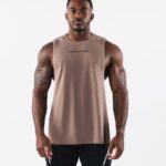 Clothing IE Alphalete Men AA Airtech Cutoff Creamy Beige Brown 2L4400574