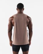Clothing IE Alphalete Men AA Airtech Cutoff Creamy Beige Brown 2L4400574 - Image 4