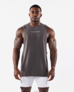 Clothing IE Alphalete Men AA Airtech Cutoff Dusty Concrete Grey 2L4400575