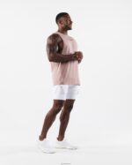 Clothing IE Alphalete Men AA Airtech Cutoff Porcelain Brown 2L4400573 - Image 2