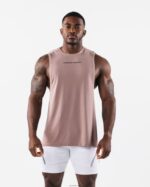 Clothing IE Alphalete Men AA Airtech Cutoff Porcelain Brown 2L4400573