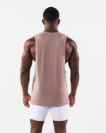 Clothing IE Alphalete Men AA Airtech Cutoff Porcelain Brown 2L4400573 - Image 4