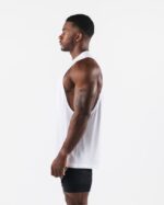 Clothing IE Alphalete Men AA Airtech Cutoff White 2L4400570 - Image 3