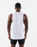 Clothing IE Alphalete Men AA Airtech Cutoff White 2L4400570 - Image 4