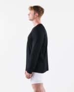 Clothing IE Alphalete Men AA Airtech LS Tee Black 2L4400524 - Image 3