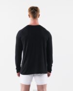 Clothing IE Alphalete Men AA Airtech LS Tee Black 2L4400524 - Image 4