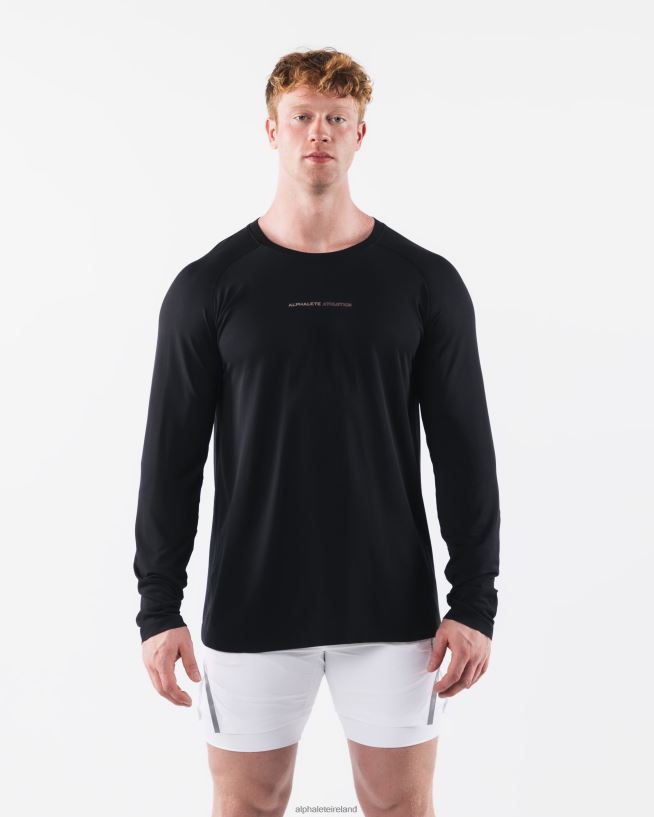 clothing_ie_alphalete_men_aa_airtech_ls_tee_black_2l4400524.jpg Clothing IE Alphalete Men AA Airtech LS Tee Black 2L4400524 - Image 1