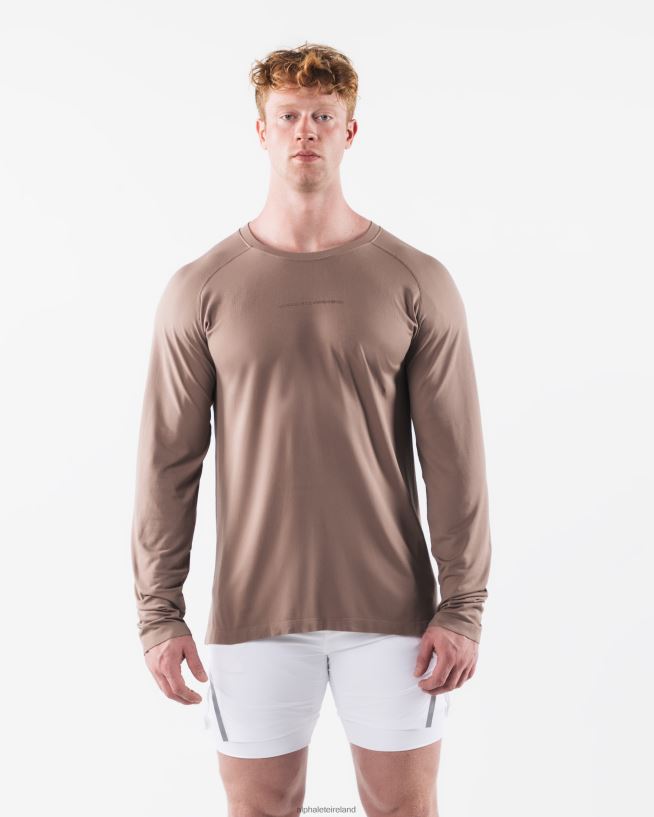 clothing_ie_alphalete_men_aa_airtech_ls_tee_creamy_beige_brown_2l4400517.jpg Clothing IE Alphalete Men AA Airtech LS Tee Creamy Beige Brown 2L4400517 - Image 1