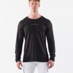 Clothing IE Alphalete Men AA Airtech LS Tee Pebble Brown 2L4400521