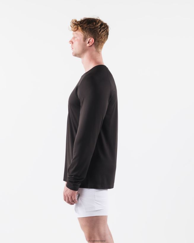 Clothing IE Alphalete Men AA Airtech LS Tee Pebble Brown 2L4400521 - Image 3
