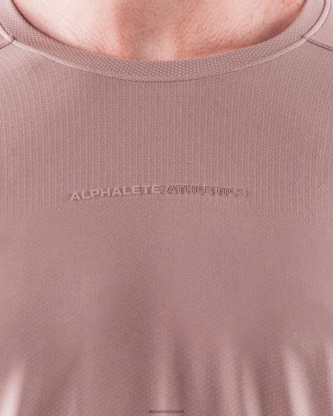 Clothing IE Alphalete Men AA Airtech LS Tee Porcelain Brown 2L4400515 - Image 5