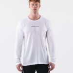 Clothing IE Alphalete Men AA Airtech LS Tee White 2L4400509