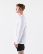 Clothing IE Alphalete Men AA Airtech LS Tee White 2L4400509 - Image 3