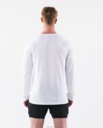 Clothing IE Alphalete Men AA Airtech LS Tee White 2L4400509 - Image 4