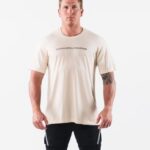 Clothing IE Alphalete Men AA Airtech Tee Beige Brown 2L4400510