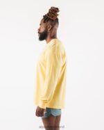 Clothing IE Alphalete Men AA Paisley Print LS Tee Yellow 2L4400528 - Image 3
