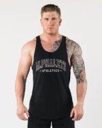 Clothing IE Alphalete Men AA Raw Cut Tank Black 2L4400591