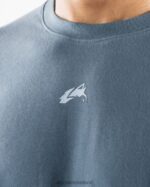 Clothing IE Alphalete Men Aligned Tee Glacier Blue 2L4400497 - Image 5