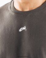 Clothing IE Alphalete Men Aligned Tee Pewter Brown 2L4400501 - Image 5