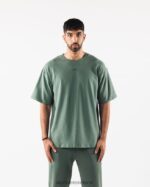 Clothing IE Alphalete Men Aligned Tee Sage Green 2L4400499
