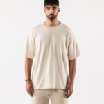 Clothing IE Alphalete Men Aligned Tee Sea Salt Brown 2L4400492