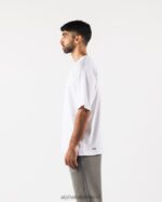 Clothing IE Alphalete Men Aligned Tee White/Pewter 2L4400490 - Image 3