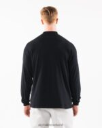 Clothing IE Alphalete Men Brushed Core Mock Neck LS Black 2L4400541 - Image 3