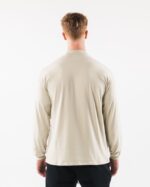 Clothing IE Alphalete Men Brushed Core Mock Neck LS Sea Shell Brown 2L4400539 - Image 3