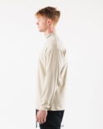 Clothing IE Alphalete Men Brushed Core Mock Neck LS Sea Shell Brown 2L4400539 - Image 4