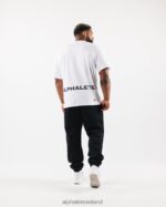 Clothing IE Alphalete Men Brushed Crest Tee White 2L4400533 - Image 2