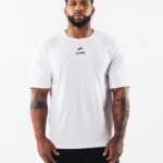 Clothing IE Alphalete Men Brushed Crest Tee White 2L4400533
