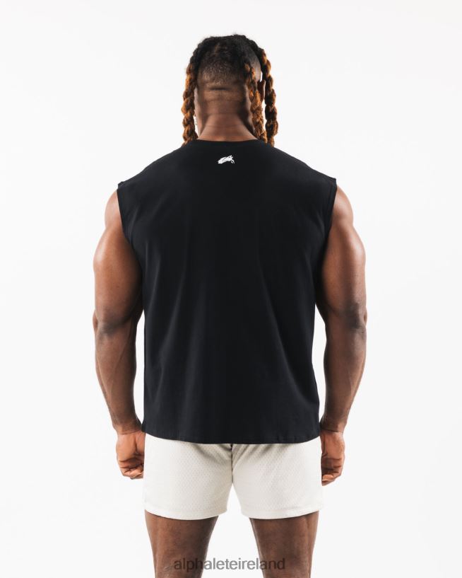 Clothing IE Alphalete Men Brushed Wolf Head Muscle Tank Black 2L4400587 - Image 3