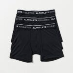 Clothing IE Alphalete Men Classic Boxer Brief 3pk Black 2L4400749