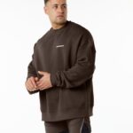 Clothing IE Alphalete Men Classic Crew Fudge Brown 2L4400649