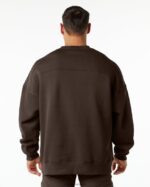 Clothing IE Alphalete Men Classic Crew Fudge Brown 2L4400649 - Image 4