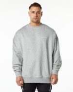 Clothing IE Alphalete Men Classic Crew Heather Grey 2L4400648 - Image 2