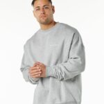 Clothing IE Alphalete Men Classic Crew Heather Grey 2L4400648
