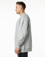 Clothing IE Alphalete Men Classic Crew Heather Grey 2L4400648 - Image 3