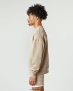 Clothing IE Alphalete Men Classic Crew Linen Brown 2L4400630 - Image 3