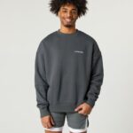 Clothing IE Alphalete Men Classic Crew Smoke Grey 2L4400633