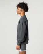 Clothing IE Alphalete Men Classic Crew Smoke Grey 2L4400633 - Image 3