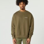 Clothing IE Alphalete Men Classic Crew Willow Green 2L4400631