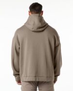 Clothing IE Alphalete Men Classic Full-Zip Jacket Mocha Brown 2L4400643 - Image 3