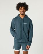 Clothing IE Alphalete Men Classic Full-Zip Jacket Ocean Blue 2L4400637