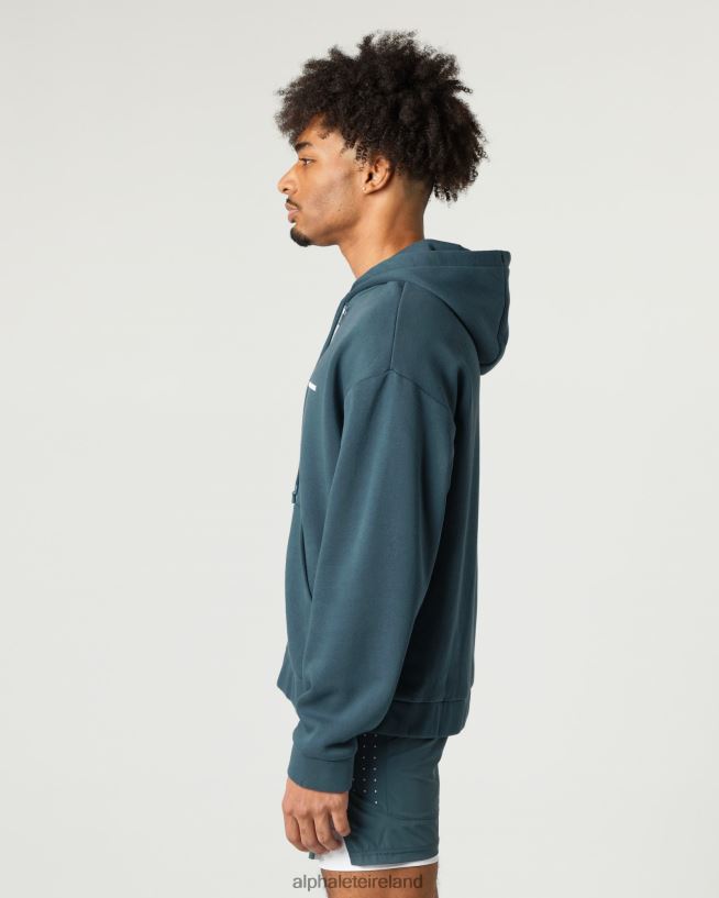 Clothing IE Alphalete Men Classic Full-Zip Jacket Ocean Blue 2L4400637 - Image 3