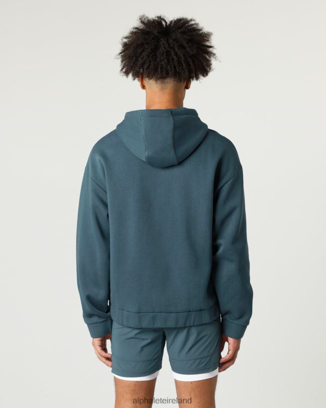 Clothing IE Alphalete Men Classic Full-Zip Jacket Ocean Blue 2L4400637 - Image 4